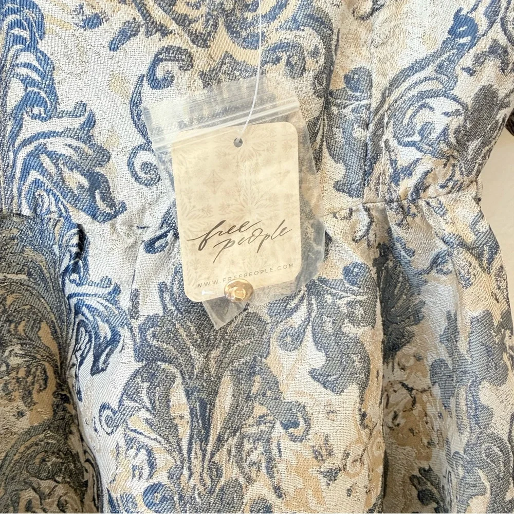 Free People Eloise Jacquard Blouse | Paisley | NWT Retails $168 | XS - Picture 8 of 12